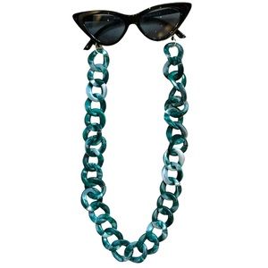 Chunky Green Eyewear Chain